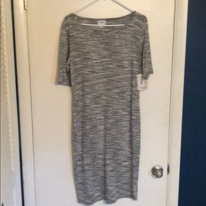 Grey Lularoe Julia L NWT